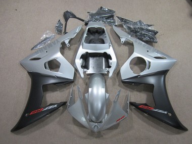 Argent Noir Carénages Moto Yamaha R6 03-05