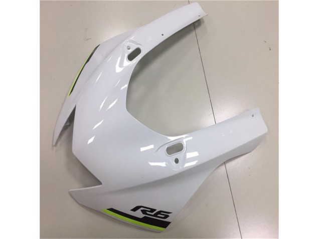 Blanc Argent Carénage Moto Yamaha R6 17-23