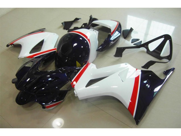 Blanc Bleu Carénage Moto Honda VFR 800 02-13