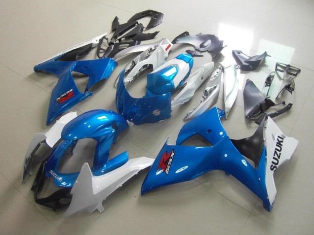 Blanc Bleu Carénages Moto Suzuki GSXR 1000 K9 09-16