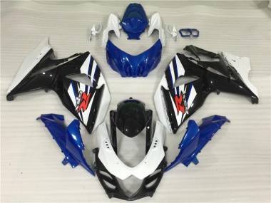 Blanc Bleu Noir Carénages Moto Suzuki GSXR 1000 K9 09-16