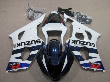 Blanc Bleu Noir Décalque Carénage Moto Suzuki GSXR 1000 K3 03-04