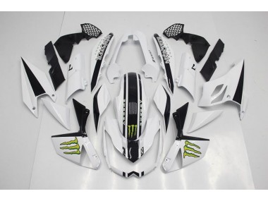 Blanc Carénage Moto Kawasaki Z1000 07-09