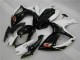 Blanc Noir Carénage Moto Suzuki GSXR 600 / 750 K6 06-07