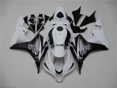 Blanc Noir Carénages Moto Honda CBR 600 RR 07-08