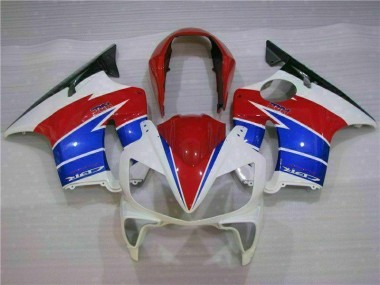 Blanc Rouge Carénage Moto Honda CBR 600 F4i 04-07