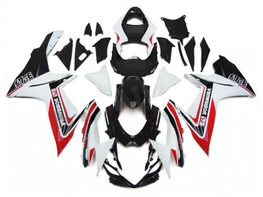 Blanc Rouge Noir Carénage Moto Suzuki GSXR 600 / 750 K11 11-24