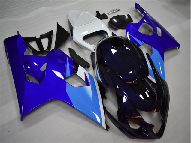 Bleu Blanc Carénage Moto Suzuki GSXR 600 / 750 K4 04-05