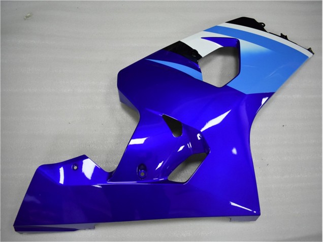 Bleu Blanc Carénage Moto Suzuki GSXR 600 / 750 K4 04-05