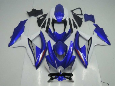 Bleu Blanc Carénage Moto Suzuki GSXR 600 / 750 K8 08-10