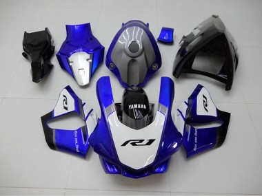 Bleu Blanc Carénage Moto Yamaha R1 15-19