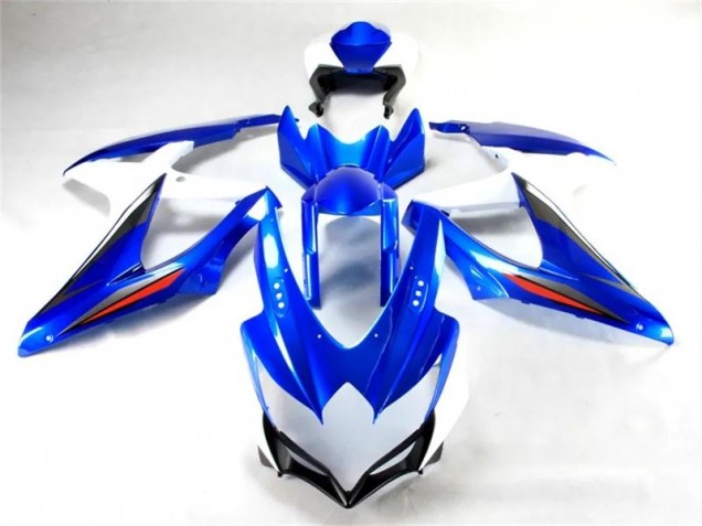 Bleu Blanc Carénages Moto Suzuki GSXR 600 / 750 K8 08-10