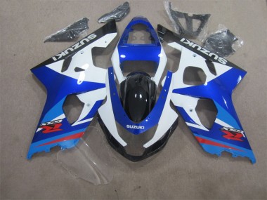 Bleu Blanc Carénages Moto Suzuki GSXR 600 K4 04-05