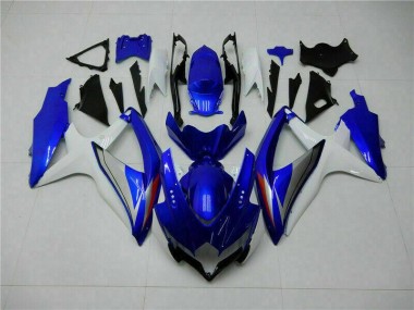 Bleu Blanc Carrosserie Moto Suzuki GSXR 600 / 750 K8 08-10