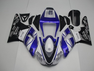 Bleu Blanc Noir Carénage Moto Yamaha R1 98-99