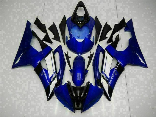 Bleu Kit Carénages Motos Complet Yamaha R6 08-16