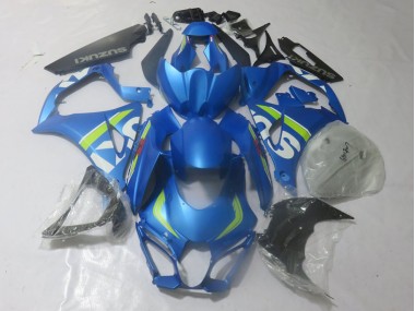 Bleu Lime Carénage Moto Suzuki GSXR 1000 17-23