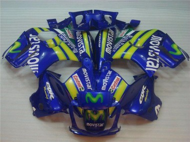 Bleu Movistar Castrol Carénage Moto Honda CBR 600 F3 95-98