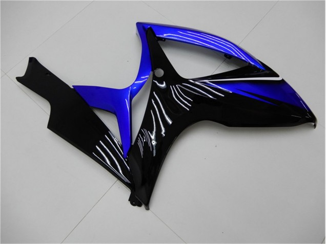 Bleu Noir Carénage Moto Suzuki GSXR 600 / 750 K6 06-07