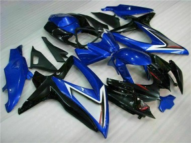 Bleu Noir Carénage Moto Suzuki GSXR 600 / 750 K8 08-10