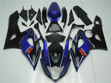 Bleu Noir Carénages Moto Suzuki GSXR 1000 K5 05-06