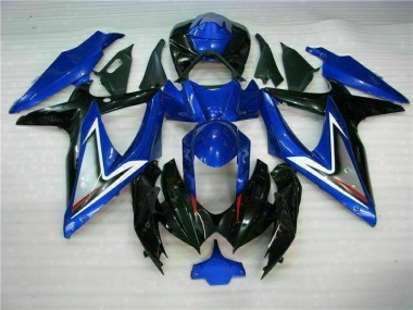 Bleu Noir Carrosserie Moto Suzuki GSXR 600 / 750 K8 08-10