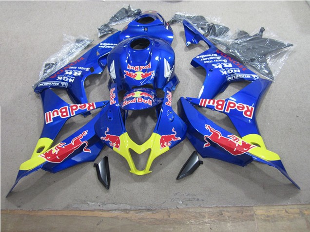 Bleu Red Bull Carénage Moto Honda CBR 600 RR 07-08