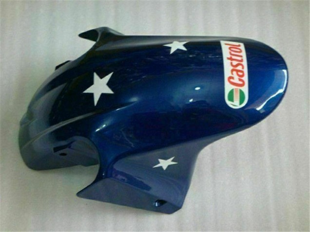 Bleu Rouge Castrol Cycle World Carénage Moto Honda CBR 600 F4i 04-07