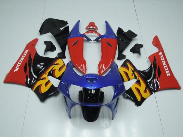 Bleu Rouge Noir Carénage Moto Honda CBR 900 RR 919 98-99