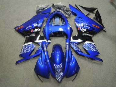 Bleu Touch4 Carénage Moto Kawasaki ZX10R 03-05