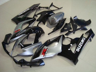 Gris Noir Kit Carénages Motos Complet Suzuki GSXR 1000 K5 05-06