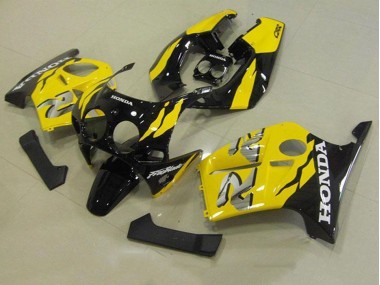 Jaune Noir Carénage Moto Honda CBR 250 RR MC19 1988-1989