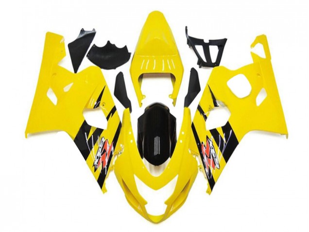 Jaune Noir Carénage Moto Suzuki GSXR 600 / 750 K4 04-05