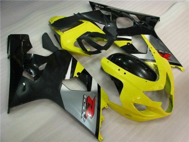 Jaune Noir Carénages Moto Suzuki GSXR 600 / 750 K4 04-05