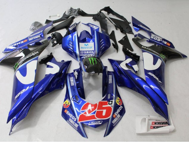 Movistar Carénage Moto Yamaha R6 17-23