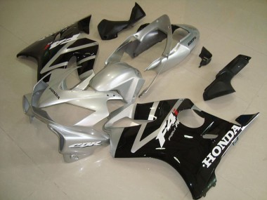 Noir Argent Carénage Moto Honda CBR 600 F4i 04-07