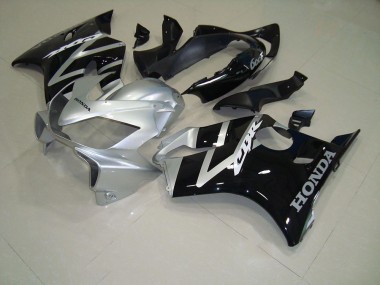 Noir Argent Carénages Moto Honda CBR 600 F4i 04-07