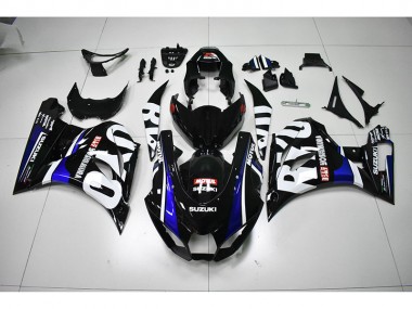 Noir Blanc Motul Carénage Moto Suzuki GSXR 1000 17-23