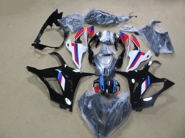 Noir Blanc Rouge Bleu Carénages Moto BMW S1000RR 19-21