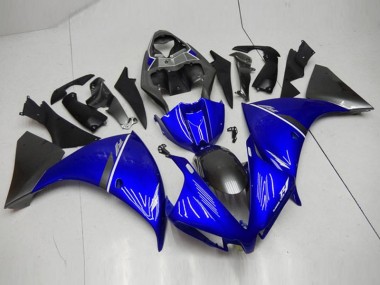 Noir Bleu Carénage Moto Yamaha R1 12-14