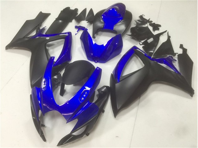 Noir Bleu Carénages Moto Suzuki GSXR 600 / 750 K6 06-07