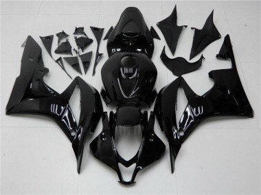 Noir Brillant Carénage Moto Honda CBR 600 RR 07-08