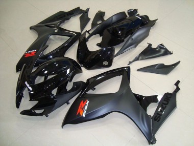 Noir Mat Carénage Moto Suzuki GSXR 750 K6 06-07