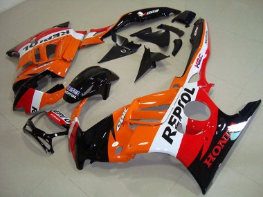 Noir Orange Repsol Carénages Moto Honda CBR 600 F3 95-98