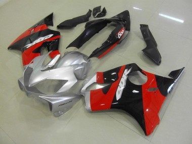 Noir Rouge Argent Carénages Moto Honda CBR 600 F4i 04-07