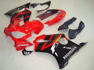 Noir Rouge Carénage Moto Honda CBR 600 F4i 04-07