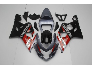 Noir Rouge Carénage Moto Suzuki GSXR 750 K4 04-05