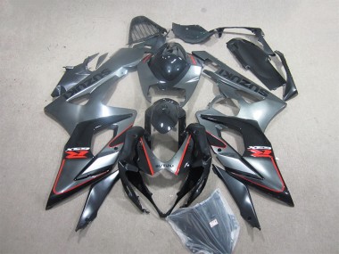 Noir Rouge Carénages Moto Suzuki GSXR 1000 K5 05-06