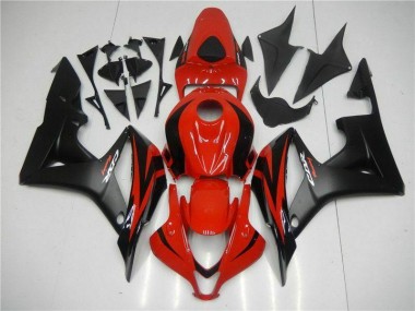 Noir Rouge Kit Carénages Motos Honda CBR 600 RR 07-08