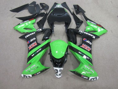 Noir Vert Carénage Moto Kawasaki ZX10R 08-10